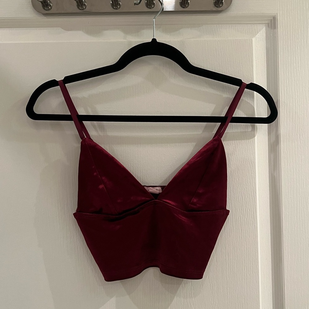 GARAGE Maroon Bralette